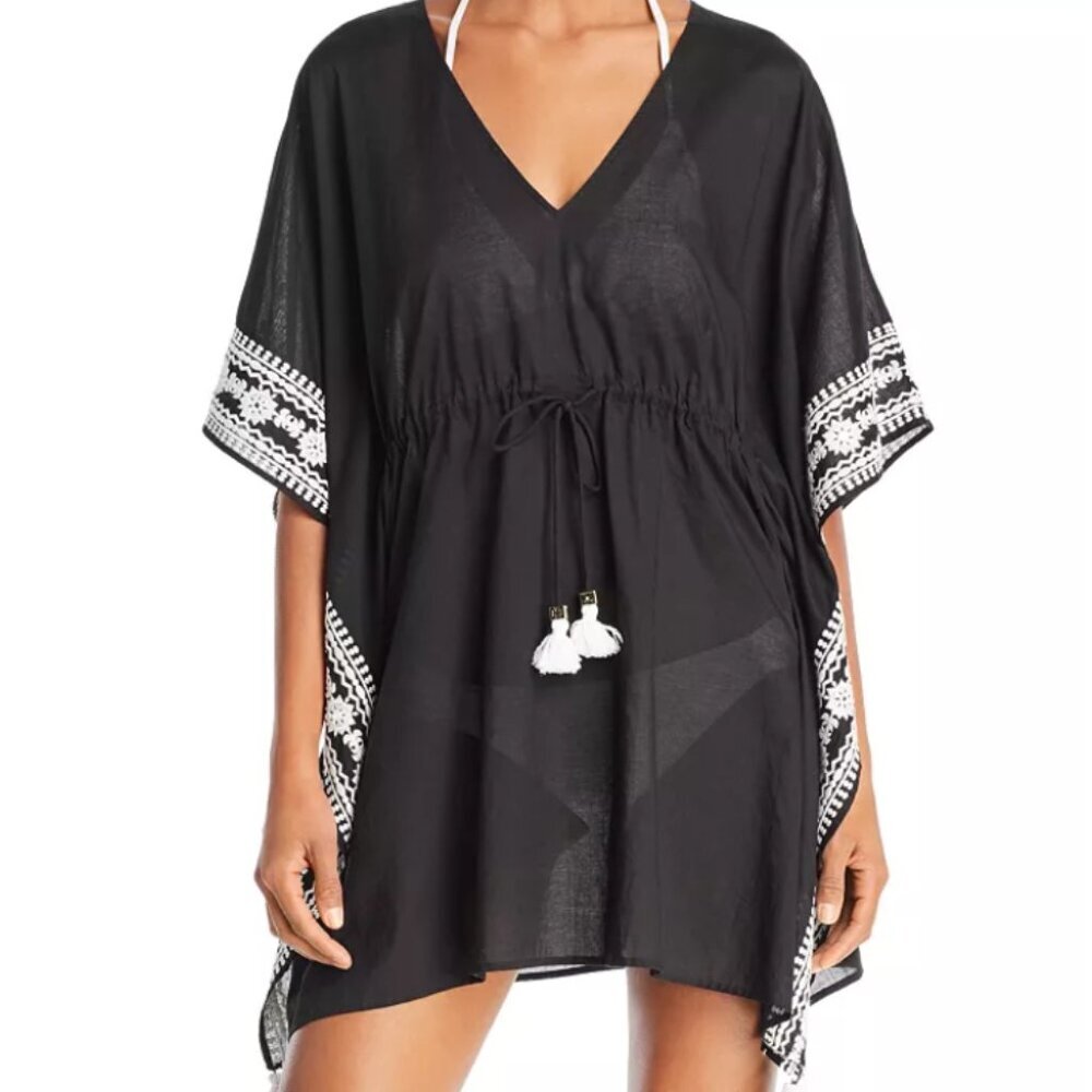 Tory Burch Ravena Beach Caftan Swim Cover-Up